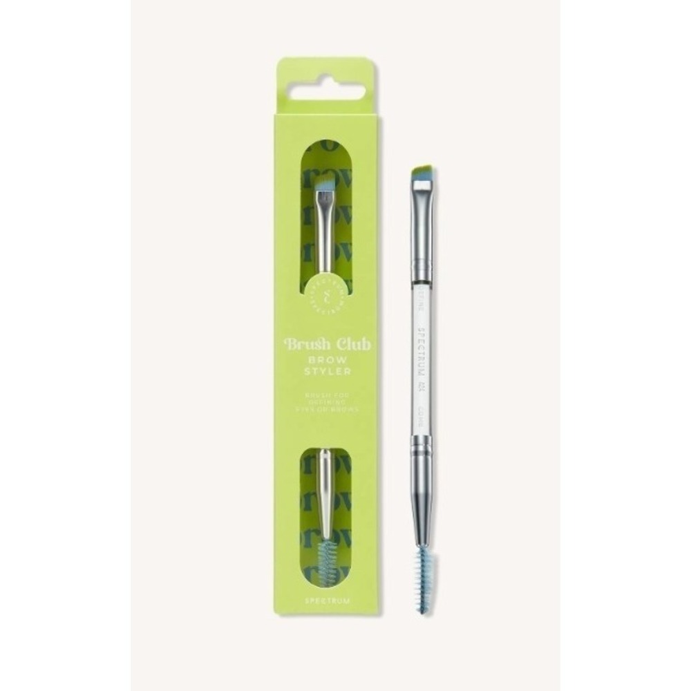 Spectrum Brush Club Brow Styler Dual-Ended Brush New Sealed